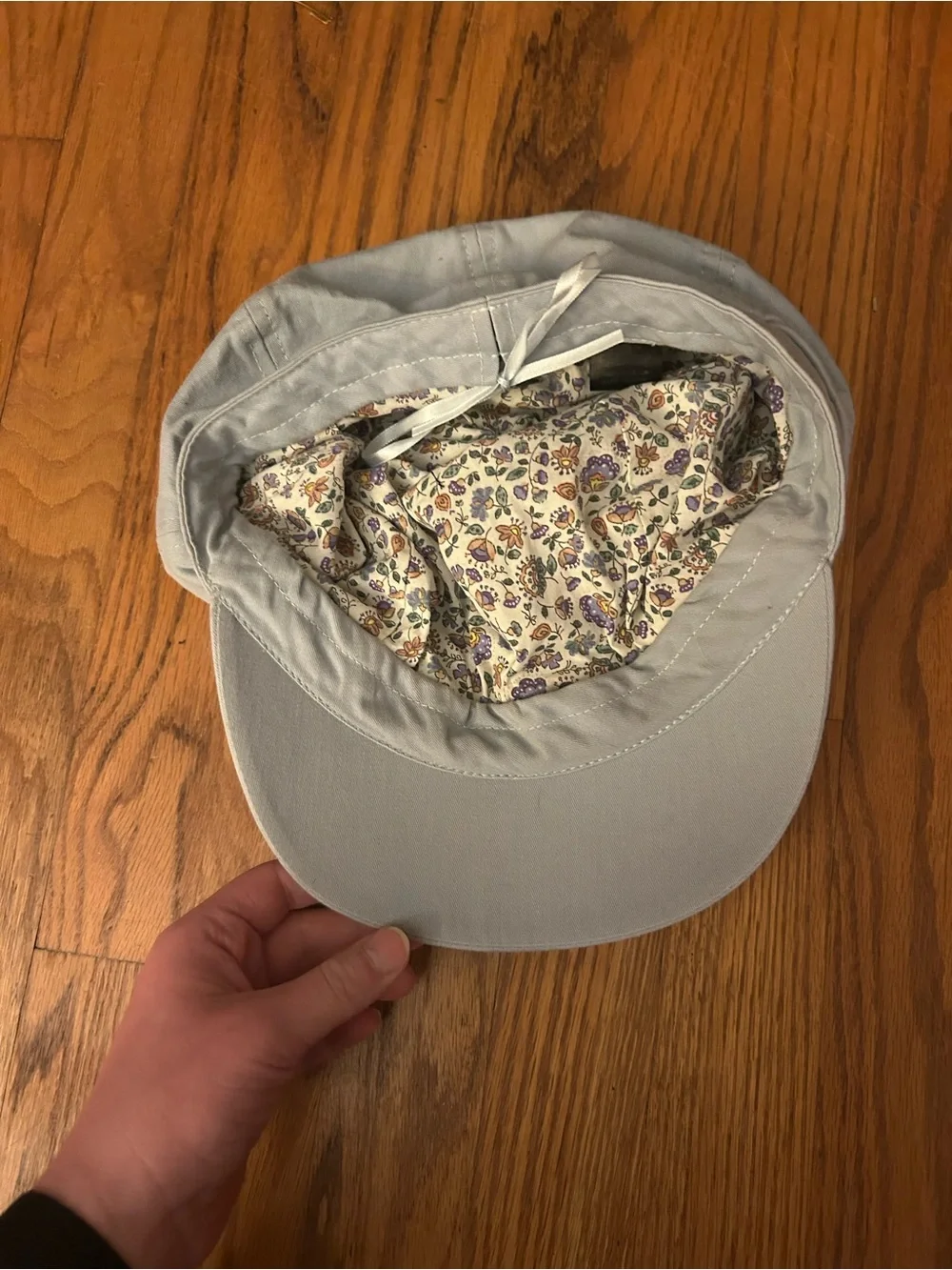 Light Gray Women's Soft Cotton Newsboy Cap
